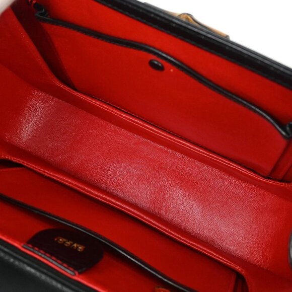 Gucci Black Bamboo 2way Handbag - Picture 8 of 10